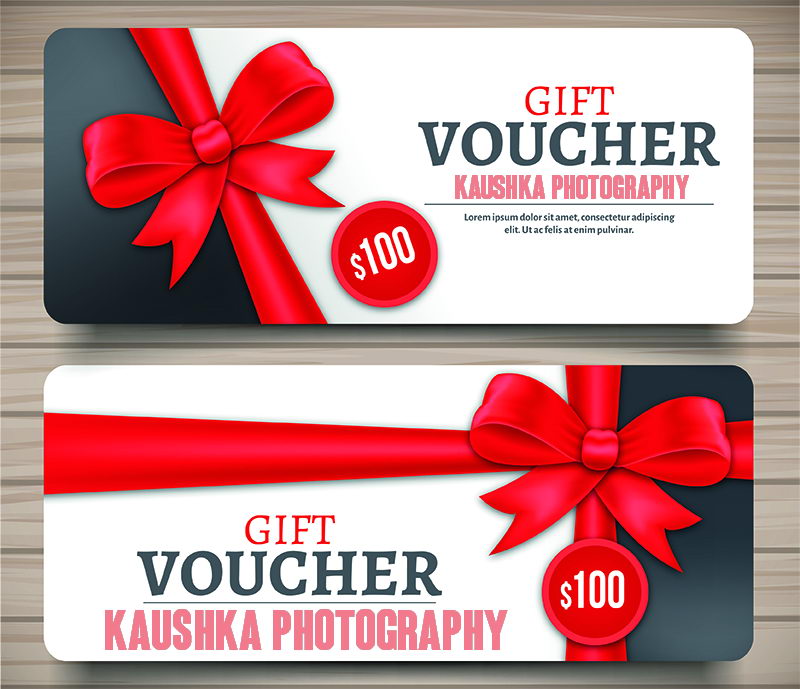 Подарочные сертификаты на фотосессию в Италии Турин Gift Voucher